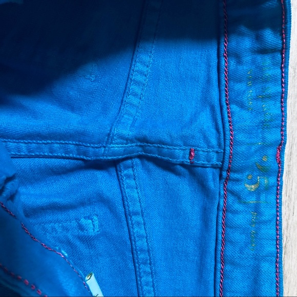 Kate Spade bright blue skinny jeans - Picture 6 of 8